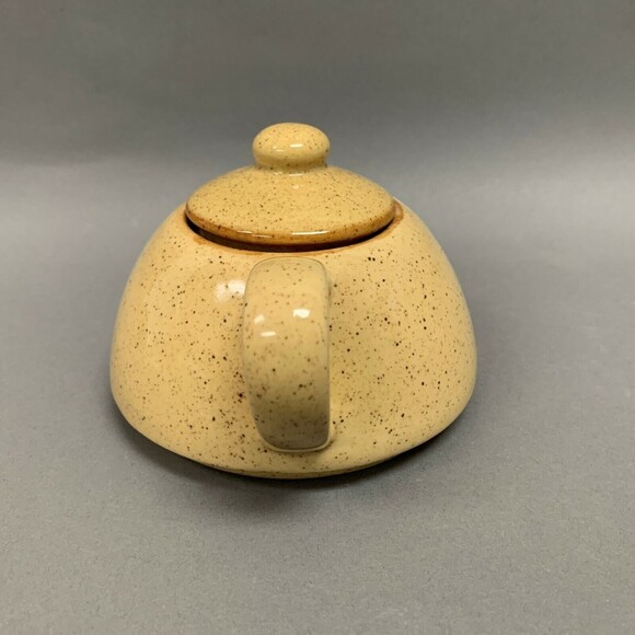 Pier 1 One Imports Stoneware Teapot Yellow Dishwasher Microwave Safe - Picture 5 of 10